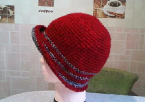 Шляпка клош спицами. Шляпка клош крючком