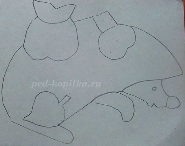 Делаем аппликации из ниток. Аппликация из ниток. 3