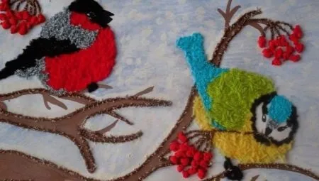Делаем аппликации из ниток