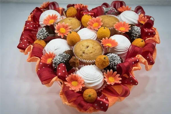 цветы из ватных дисков