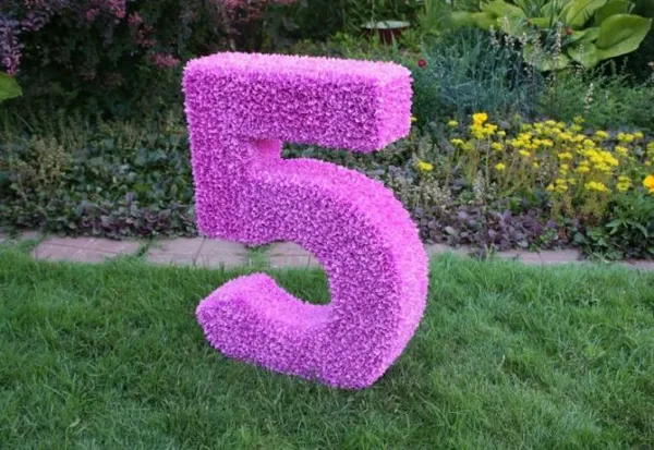 С днём рождения! Идеи декорирования объёмных цифр своими руками к торжеству. Цифры из пенопласта. 12