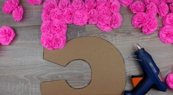 С днём рождения! Идеи декорирования объёмных цифр своими руками к торжеству