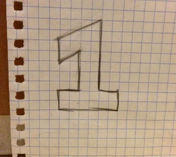 Важно, чтобы эскиз был пропорционален, поэтому лучше использовать разлинованную основу