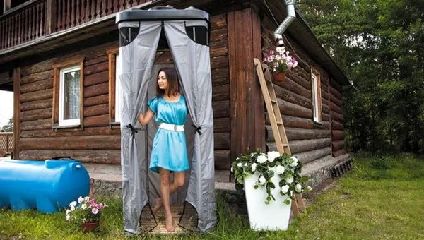 душ для дачи с подогревом