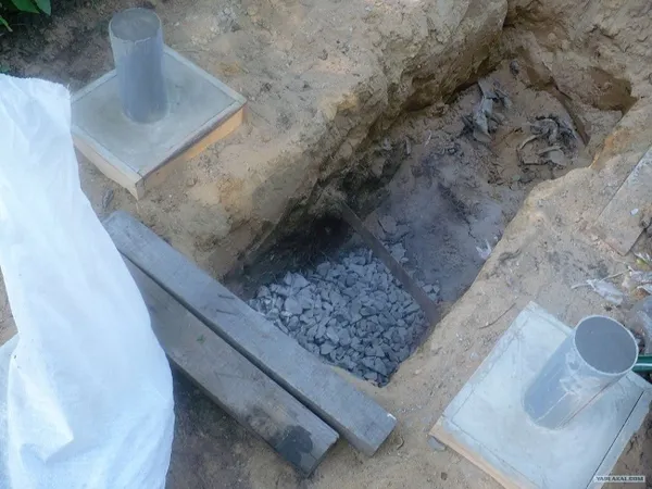 дренажная яма для летнего душа