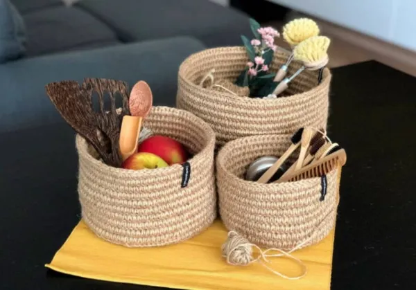 Джут (джутовый шпагат, бечёвка) для рукоделия. Как выбрать, отбелить, покрасить