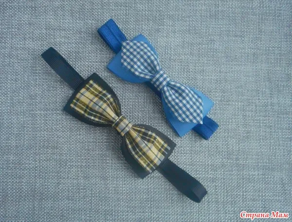 МК галстук-бабочка (2 варианта)