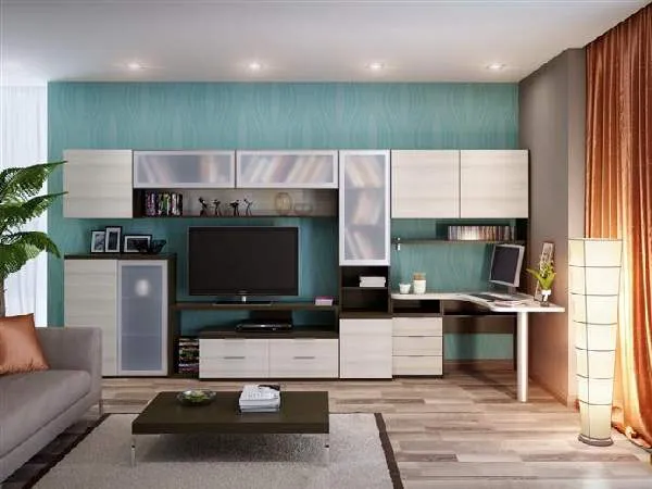 Кабинет-гостиная