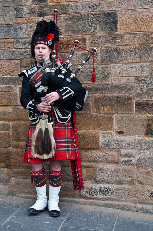Шотландский волынщик