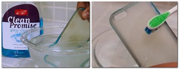 Как очистить силиконовый чехол. Как отбелить силиконовый чехол. 2