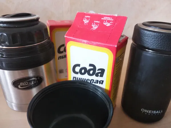 пищевая сода для чистки термоса