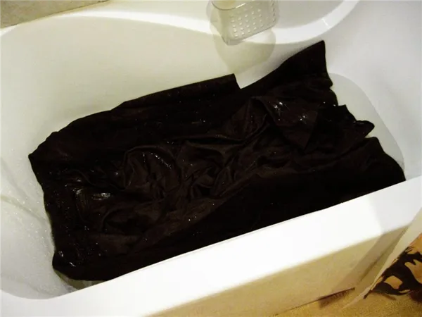 Для короткой одежды достаточно будет большого таза