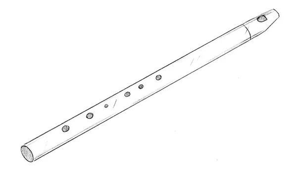 Как устроена флейта Пана, как она звучит и чьим народным инструментом является. Как нарисовать флейту. 2