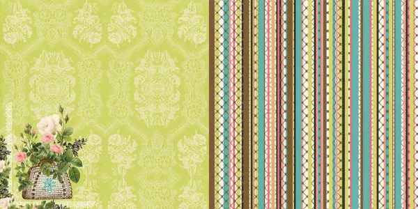 Двухсторонняя бумага для скрапбукинга