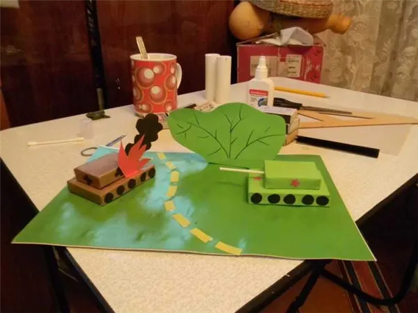 Как сделать боевую технику из бумаги оригами. Военная техника своими руками. 52