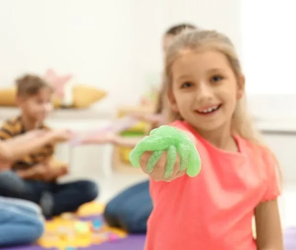 Слайм без пены для бритья с клеем-карандашом