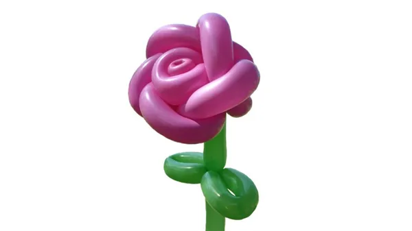 Цветы из шаров своими руками