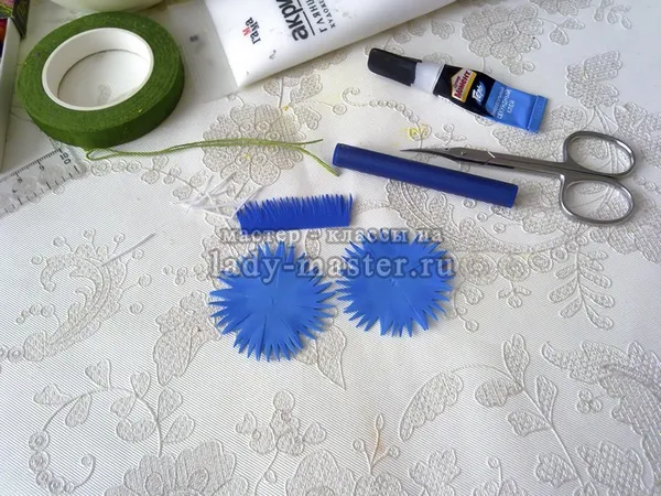 тонирование лепестков