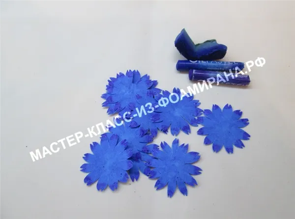 тонировка лепестковых кругов.