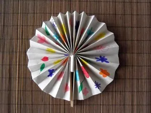 Как сделать веер 