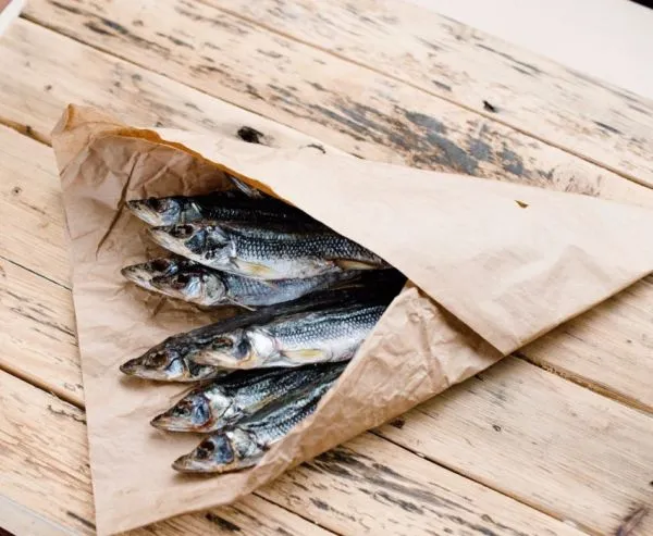 Хранение сушеной рыбы