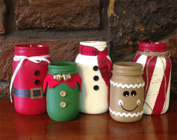 Как украсить стеклянную банку