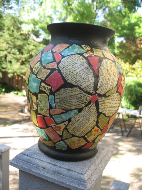 Как украсить вазу своими руками в домашних условиях. Ваза своими руками. 5