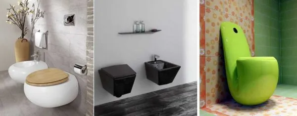 Выглядеть унитаз может по-разному