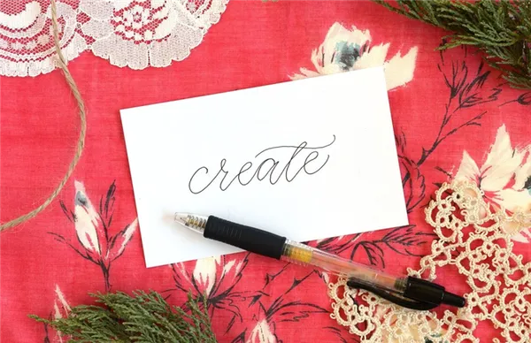 Каллиграфия шариковой ручкой