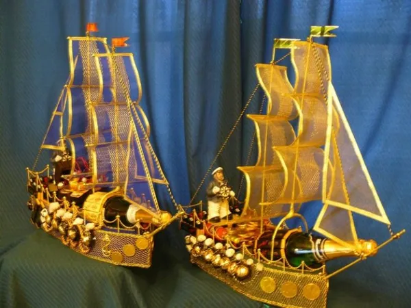 Как сделать корабль или яхту из пенопласта своими руками. Корабль своими руками. 2