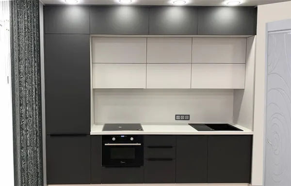 кухня 9 метров - кухня до потолка