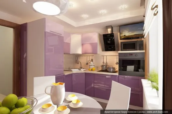 дизайн кухни 9 метров в панельном доме