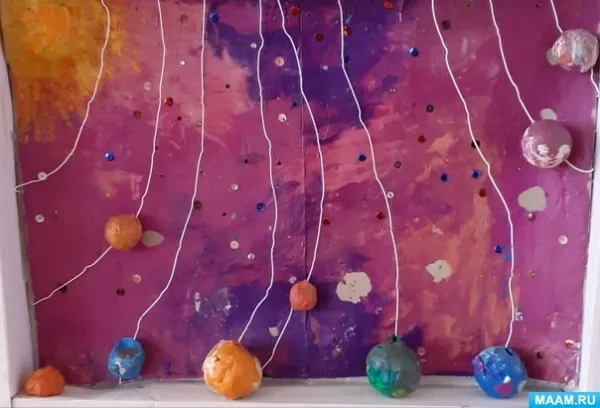 Мастер-класс по изготовлению макета в технике пластилинографии «Планеты Солнечной системы»