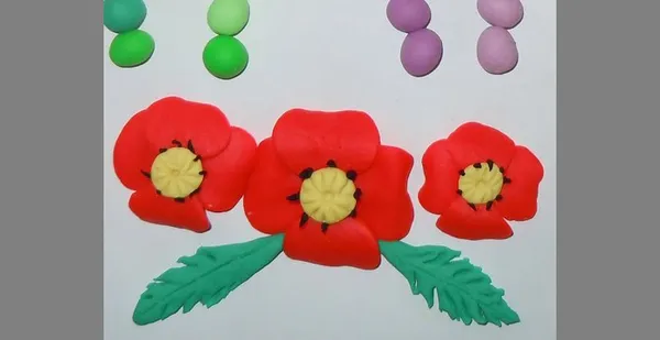 Цветы из пластилина поэтапно. Цветы из пластилина. 17