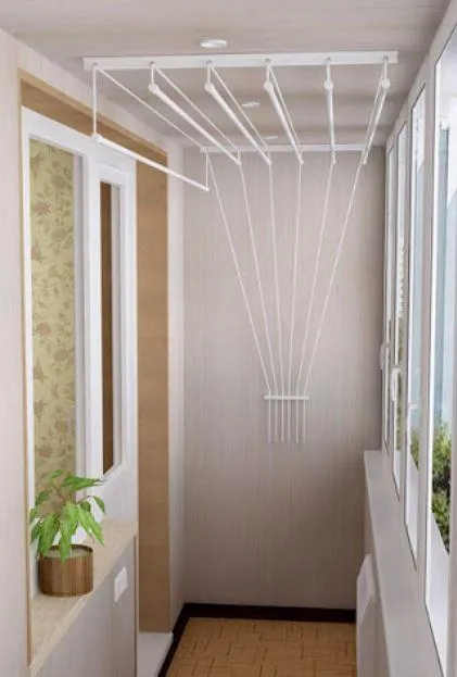 Балконная сушилка для белья «Лиана»: описание, виды и инструкция по установке своими руками