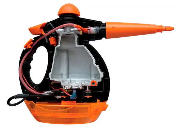 Ручной пароочиститель в разрезе