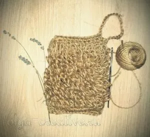 мочалка-из-джута-с-вытянутыми-петлями