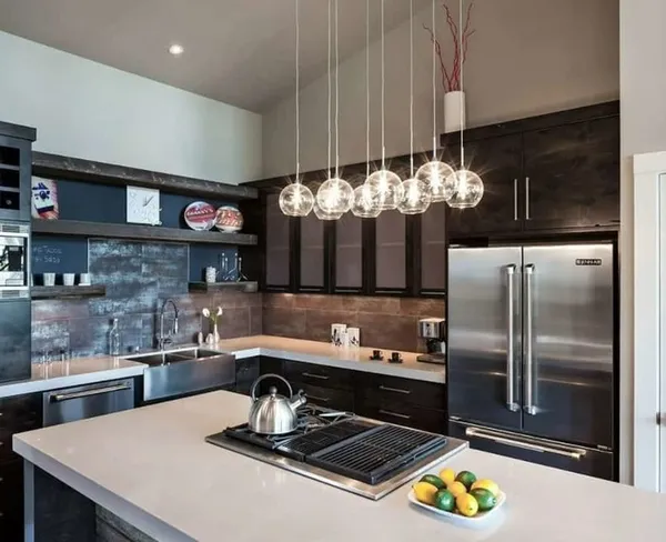 Модные кухни: самые актуальные тенденции и интересные примеры. Модные кухонные гарнитуры. 10