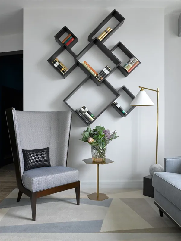 Необычная полка из листового материала