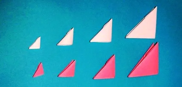 Оригами торт из модулей. Торт из бумаги. 2