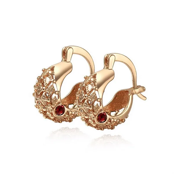 Серьги из красного золота