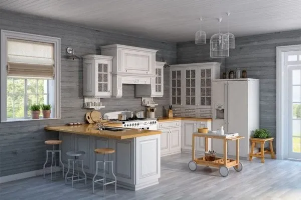 Оформление кухни в американском стиле