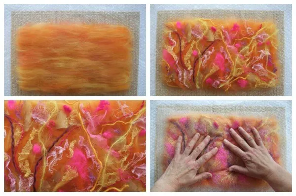 Основы техники валяния для начинающих. Мокрое валяние из шерсти. 2