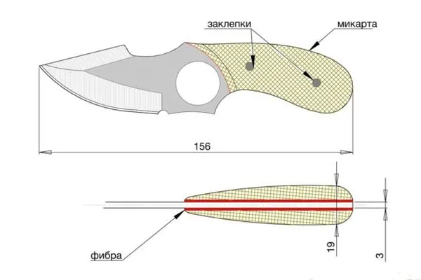 Чертеж шкуродера