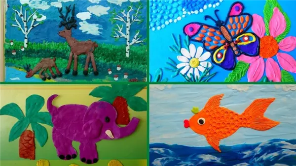 Пластилинография в детском саду: техника, приемы, правила. Пластилинография для детей. 9