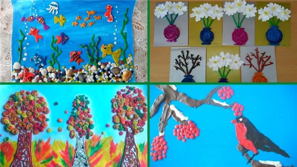 Пластилинография в детском саду: техника, приемы, правила. Пластилинография для детей. 8