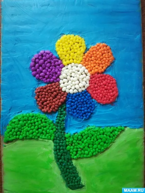 Пластилинография в детском саду: техника, приемы, правила. Пластилинография для детей. 7