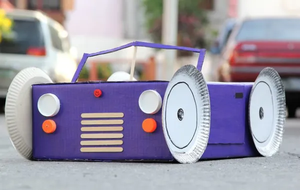 Кабриолет из картона