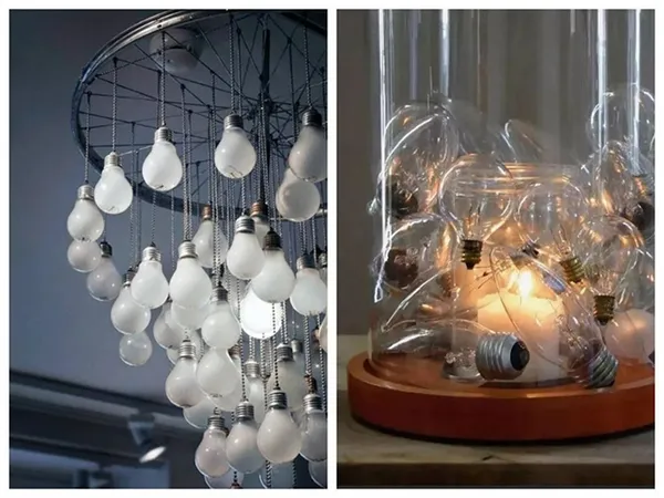 Светильник из лампочек