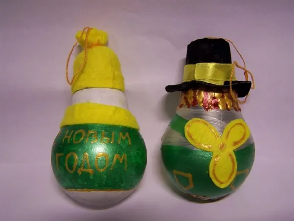 Поделки из лампочек своими руками. Поделки из лампочек. 5